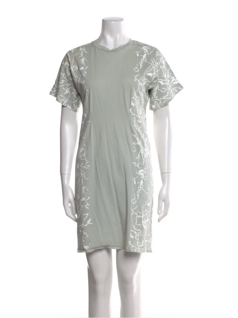 Balenciaga shift dress mint green